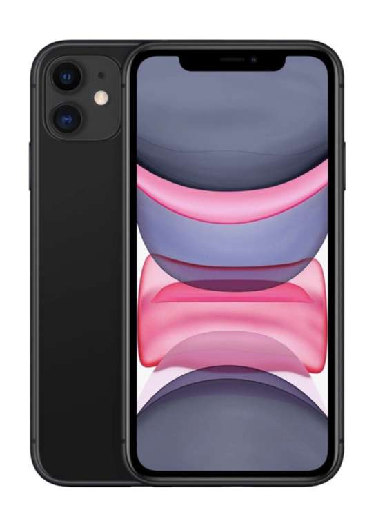 Smartphone 6.1" Apple iPhone 11 - 64 Go, Reconditionné Grade Premium (via ODR de 100€)
