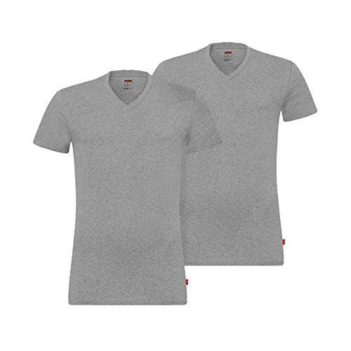 Lot de 2 T-shirt Levi's Men V-Neck - Du S au XL, 3 couleurs