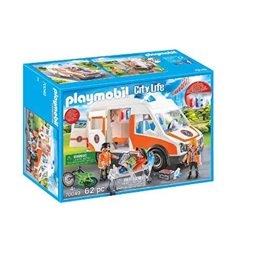 Jouet Playmobil City Life (70049) - Ambulance et Secouristes (via coupon)
