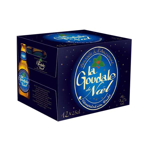 Pack de bière de Noël La Goudale - 12X25cl