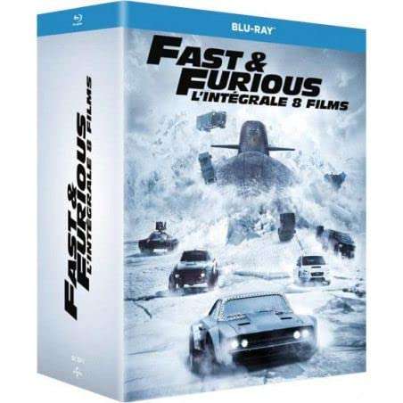 Coffret Blu-Ray Fast and Furious - 8 films