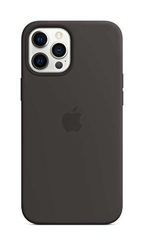 Coque en silicone Apple MagSafe pour iPhone 12 Pro Max - Noir