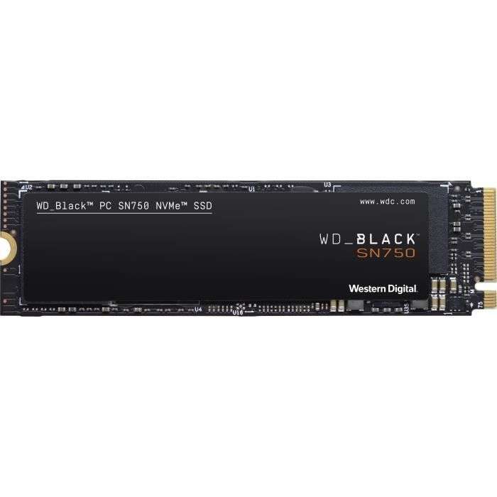 SSD Interne M.2 Western Digital Black SN750 NVMe - 500 Go
