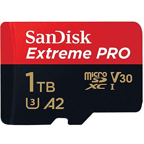Carte microSDXC SanDisk Extreme Pro - 1 To + adaptateur SD - classe 3 (U3)