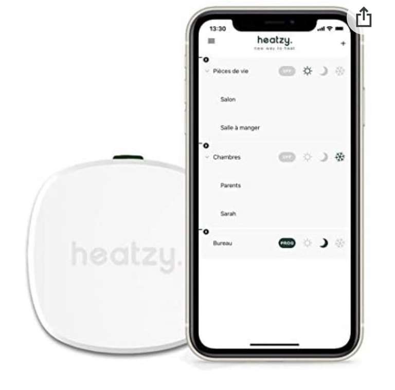 Programmateur/Thermostat Connecté et Intelligent Heatzy - Wifi