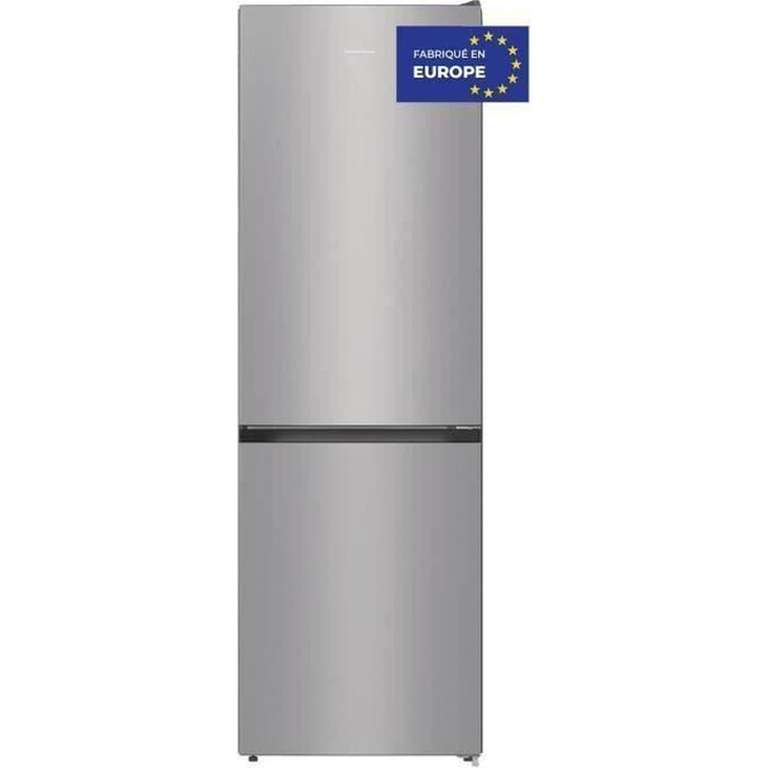 Réfrigérateur congélateur bas Hisense RB410D4BD2 - 314L (206L+108L), Froid brassé et statique, 185 x 60 x 59.2 cm