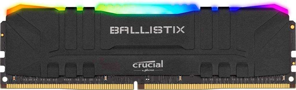 Kit mémoire RAM Crucial Ballistix RGB - 16Go (2x8 Go), DDR4, 3600 MHz, CL16