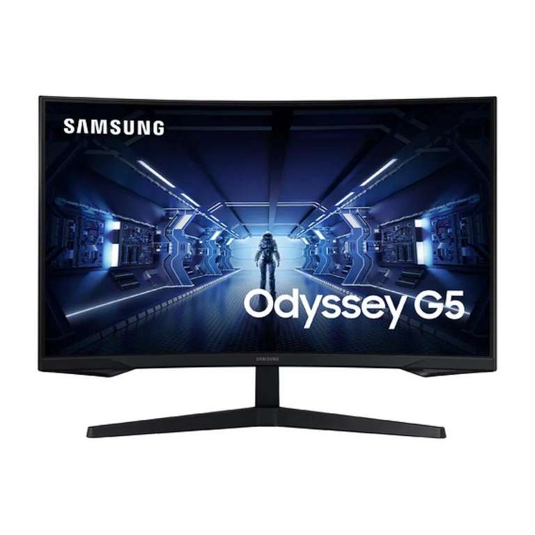 Écran PC 32" Samsung Odyssey G5 (C32G55TQWR) - WQHD, Dalle VA, 144 Hz, Incurvé, HDR 10, FreeSync Premium (vendeur tiers)