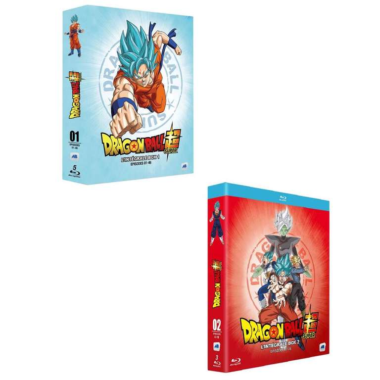 Coffrets Blu-ray Dragon Ball Super L'intégrale Box 1 ou Box 2 (Épisodes 1 à 76)