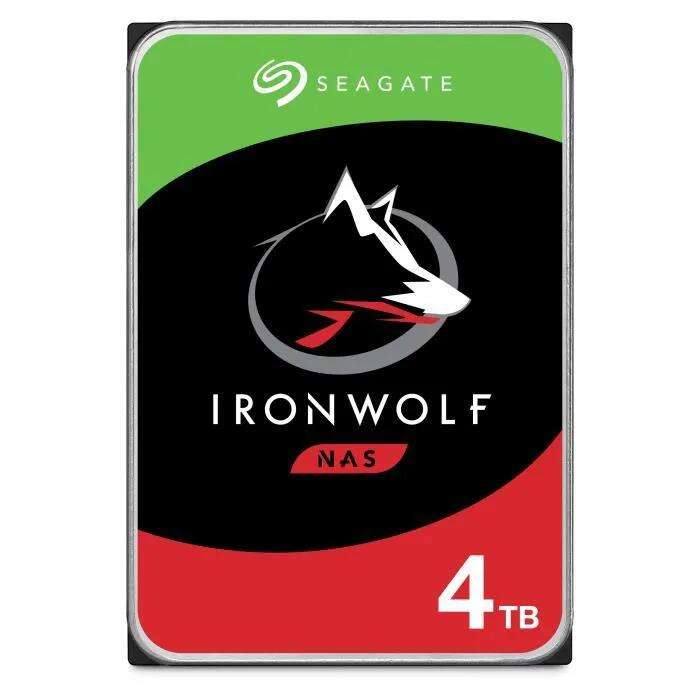 Disque dur interne 3.5" Seagate IronWolf NAS - 4 To, 5900 trs/min, CMR (ST4000VN008)