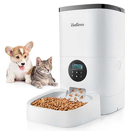 Distributeur automatique de nourriture pour chats et chiens Balimo - 6L (vendeur tiers)