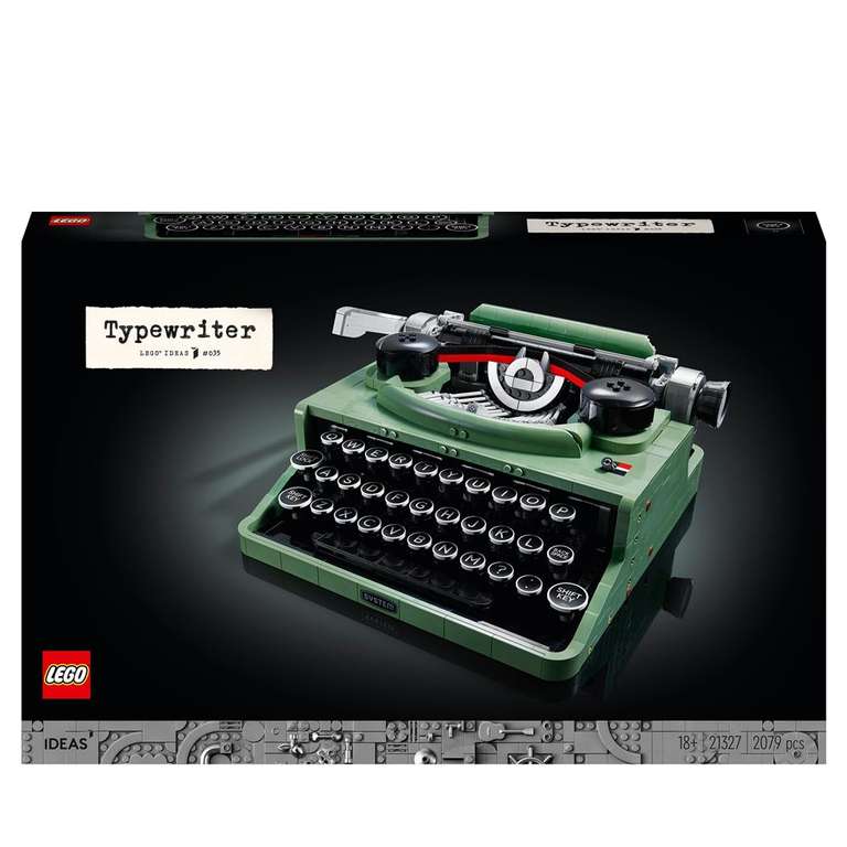 Jeu de Construction Lego Ideas 21327 La Machine à Écrire Vintage (Frontaliers Suisse)