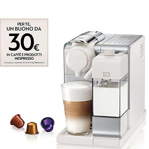 Machine à Espresso De'Longhi Nespresso Lattissima Touch Animation EN560.S + 30€ en bon d'achat Nespresso