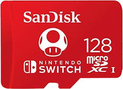 Carte microSDXC Sandisk Nintendo switch - 128 Go (Frontaliers Allemagne)