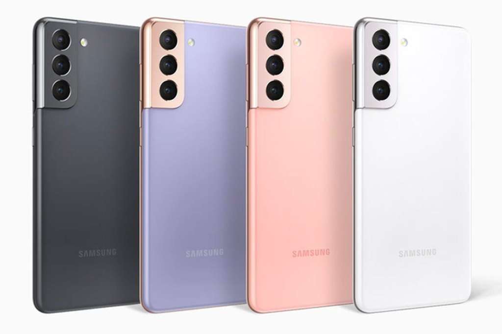 Smartphone 6.2" Samsung Galaxy S21 - 128 Go, 5G + Coque et Galaxy SmartTag+ (599€ via code SUPER50 sans coque)