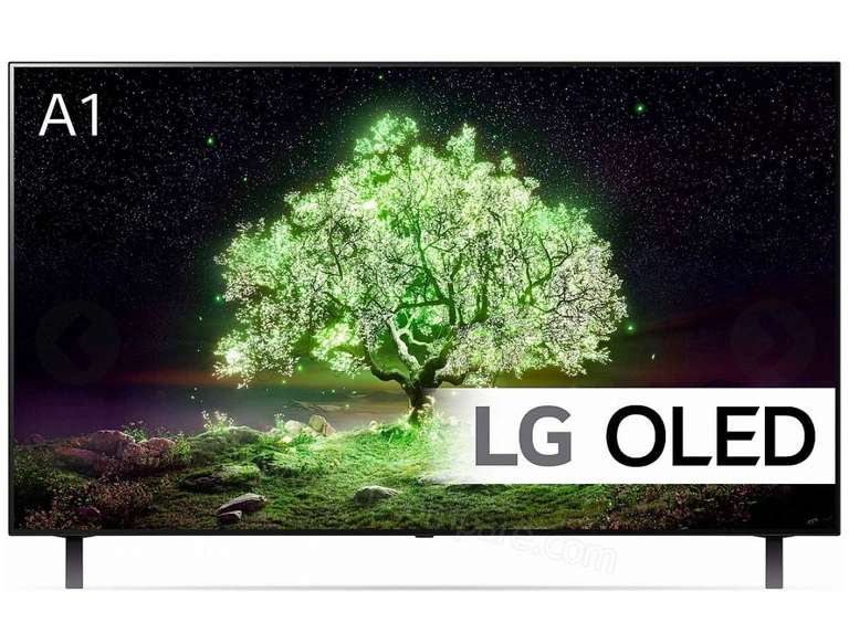 TV 48" LG OLED48A1 - 4K UHD, OLED, Smart TV (via 159.8€ sur la carte)
