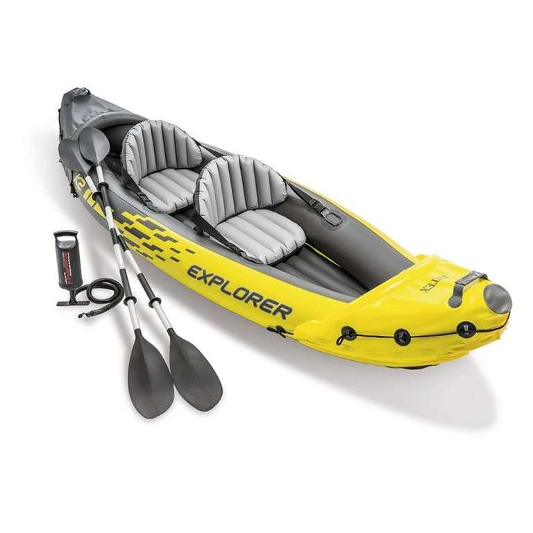 Set Canoë kayak gonflable Intex Explorer K2