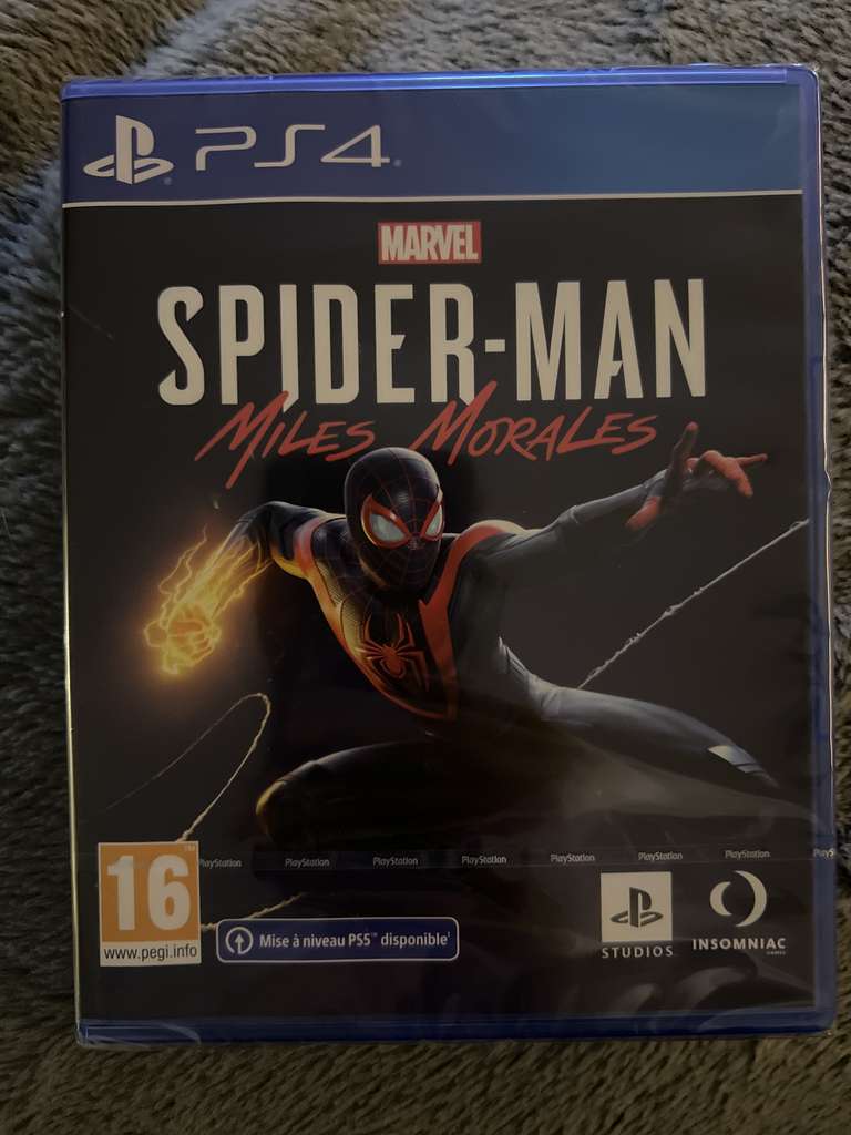 Spiderman Miles Morales sur PS4 (Magasins participants)