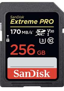 Carte mémoire SDXC SanDisk Extrême Pro UKS-I, Classe 10, U3, V30 - 256 Go