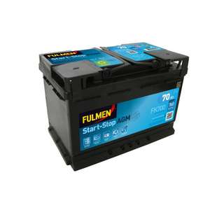 Batterie voiture AGM Fulmen FK700 Start and Stop - 70Ah, 760A (power-manutention.fr)