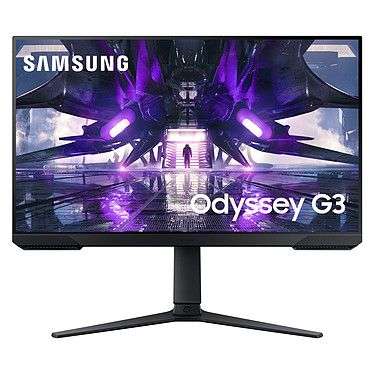 Écran PC 24" Samsung Odyssey G3 (S24AG300NU) - full HD, LED VA, 144 Hz, 1 ms, FreeSync Premium (via ODR de 20€)