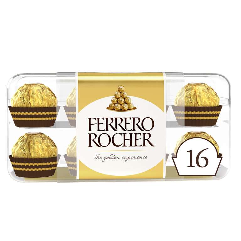Lot de 2 boîtes de 16 chocolats Ferrero Rocher (2 x 200g)