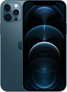 Smartphone 6.1" Apple iPhone 12 Pro - full HD+ Retina, A14, 6 Go de RAM, 128 Go, bleu ou noir (frontaliers Suisse)