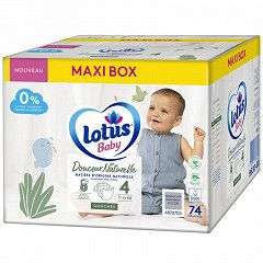 Paquet de couches Lotus Baby Natural Touch Maxi Box - différentes quantités et tailles (via 18,83€ sur la carte de fidélité)