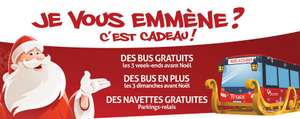 Bus Trace gratuits les trois week-ends avant Noël - Colmar (68)
