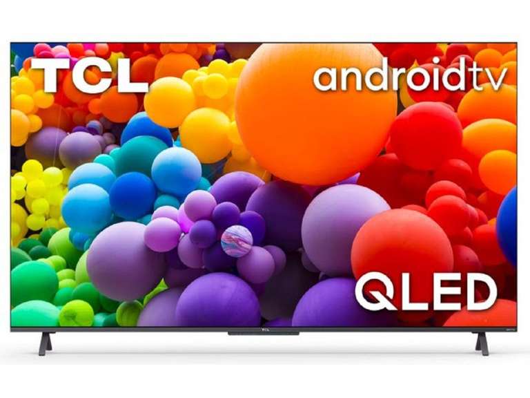 TV 75" TCL 75C721 - QLED, UHD 4K, Dolby Vision, Android TV, son Dolby Atmos, 3 x HDMI 2.1 (via ODR de 100€)