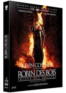 Coffret Blu-ray Robin des Bois, Prince des Voleurs - Édition Spéciale Longue + Version Cinéma (2 Blu-Ray + 1 DVD + 1 poster)