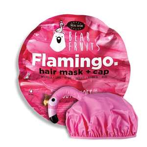 Masque pour cheveux + bonnet Bear Fruits Douceur Flamant Rose (Via abonnement)