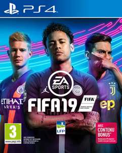 FIFA 19 sur PS4 (Dans une sélection de magasins)
