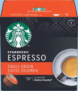Paquet de 12 capsules de café Starbucks by Dolce Gusto (plusieurs variétés)