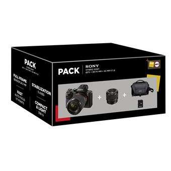 Pack Hybride Sony Alpha A7 II + 2 Objectifs + Carte SD 16Go + Objectif FE 85mm f/1.8 (Dans une sélection de magasins)
