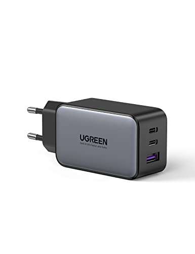 Chargeur Rapide Ugreen 65W - 2 ports USB C + 1 port USB A (Vendeur Tiers)