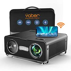 Vidéoprojecteur Yaber V10, 1080p Full HD, bluetooth 5.1 bidirectionnel, correction trapézoïdale 4D, WiFi 5 Ghz (Vendeur tiers)