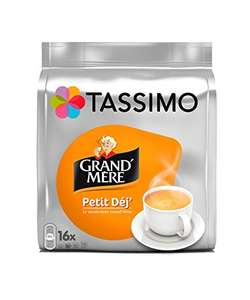 80 boissons de Café Dosettes Tassimo - Grand Mère Petit Déjeuner (lot de 5 x 16 boissons)
