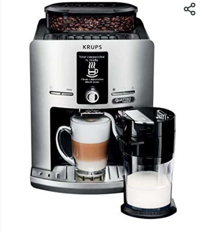 Machine à café automatique Krups Espresseria Latt Espress YY4201FD - 1450 W, gris