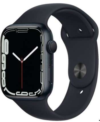 Montre connectée Apple Watch Series 7 GPS (Coloris au choix) - 45 mm (Via 50€ sur la carte Wahoo)