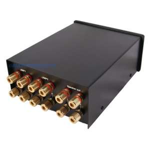 Commutateur Dynavox AMP-S sélecteur audio pour enceintes / amplificateurs Noir