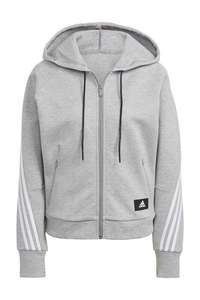Veste femme Adidas sportswear full-zip gris (XXS)