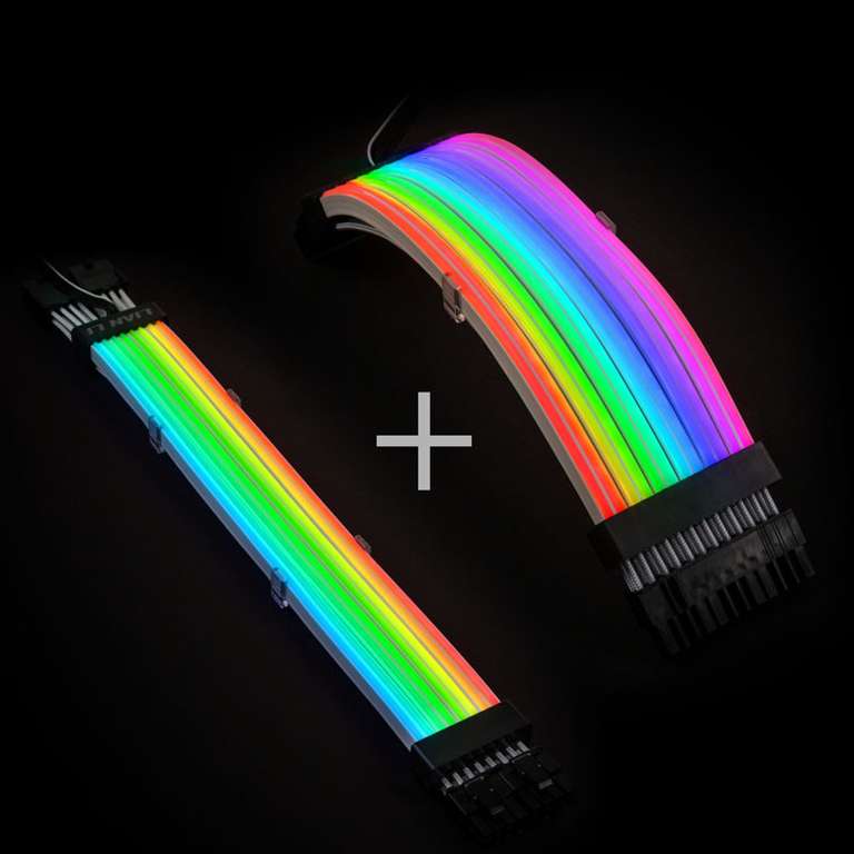 Câble de raccordement Lian Li Strimer Plus RGB 24 Pins + VGA PCIe 8 Pin