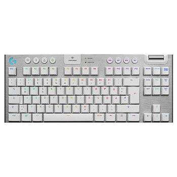 Clavier PC Logitech G915 TKL Lightspeed - GL Tactile, blanc