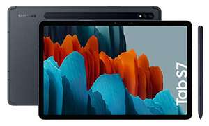 Tablette 11" Samsung Galaxy Tab S7 WiFi + Cellular 4G LTE - 120Hz IPS, Snapdragon 865+, RAM 6 Go, 128 Go (S Pen inclus) (Version Espagnole)