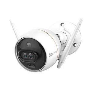Caméra de surveillance extérieure Ezviz C3X - WiFi, 1080p, Alarme Sirène et Flash (Via coupon 10€)