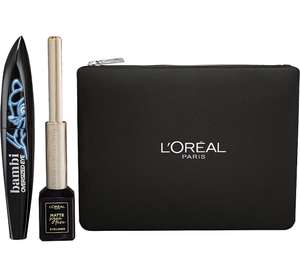 Coffret cadeau L’Oréal Paris : Bambi Eye Trousse regard Mascara oversized et liner