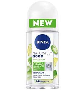Déodorant bille pour femme Femme Nivea Naturally Good Aloe Vera Bio - 50 ml (Via abonnement et coupon)