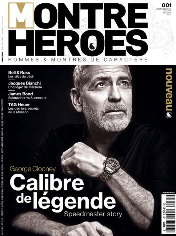 Abonnement d'1 an au magazine Montre Heroes (4 numéros de ~200 pages, papier + digital) - heroeskiosk.fr