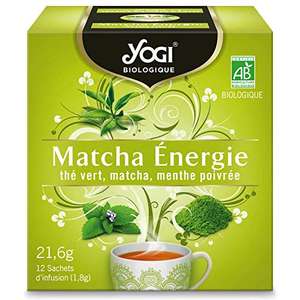 Boite de 12 sachets de thé Yogi Matcha Energie